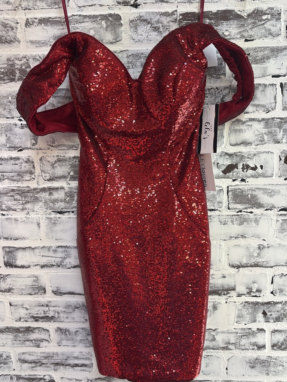 ASHLEYlauren size 2 homecoming cocktail red